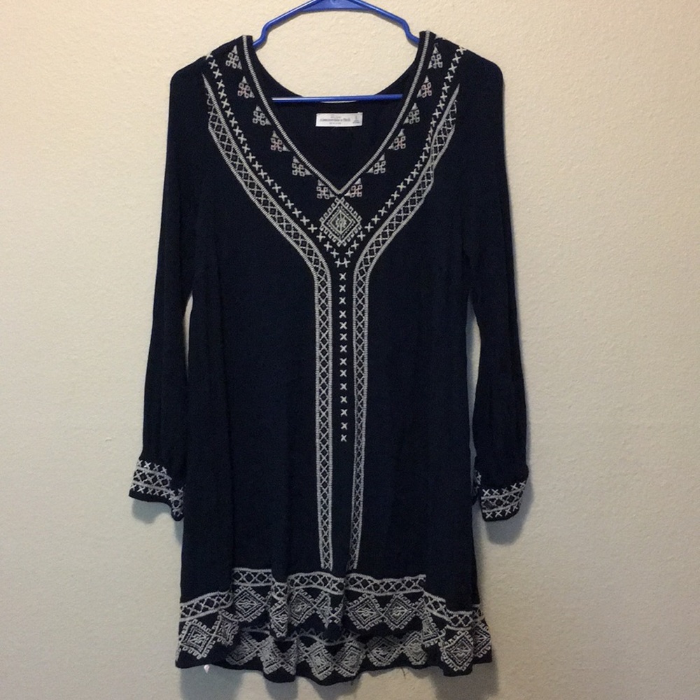 Embroidered Abercrombie Swing Dress
